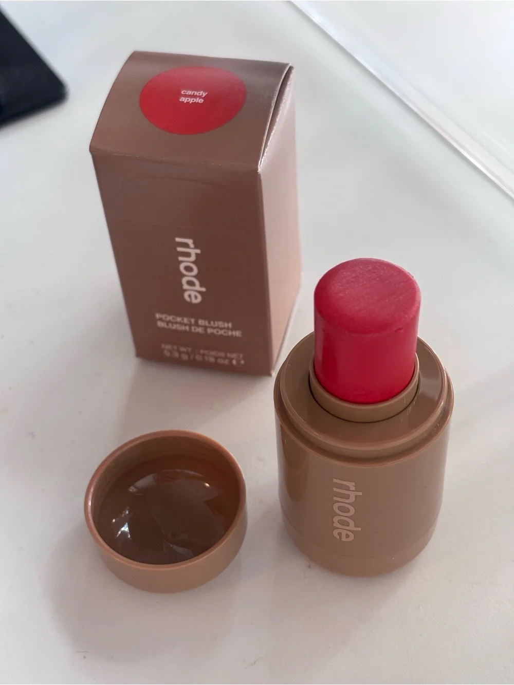 RHODE Pocket Blush in Candy Apple (Red)